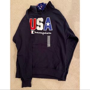 NEW Champion USA Hoodie Sweatshirt